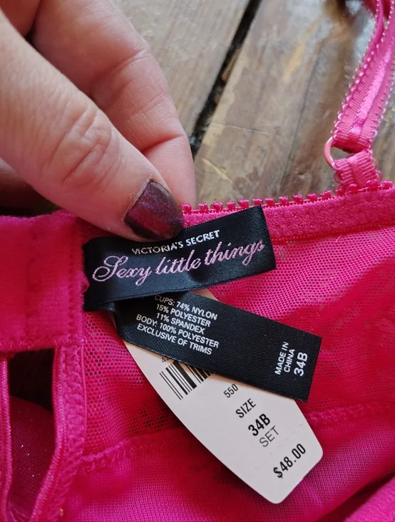 Victorias Secret Cami Lingerie Top Lace Y2K Whimsy Fairy Fairycore 34B Small NWT - Picture 3 of 9